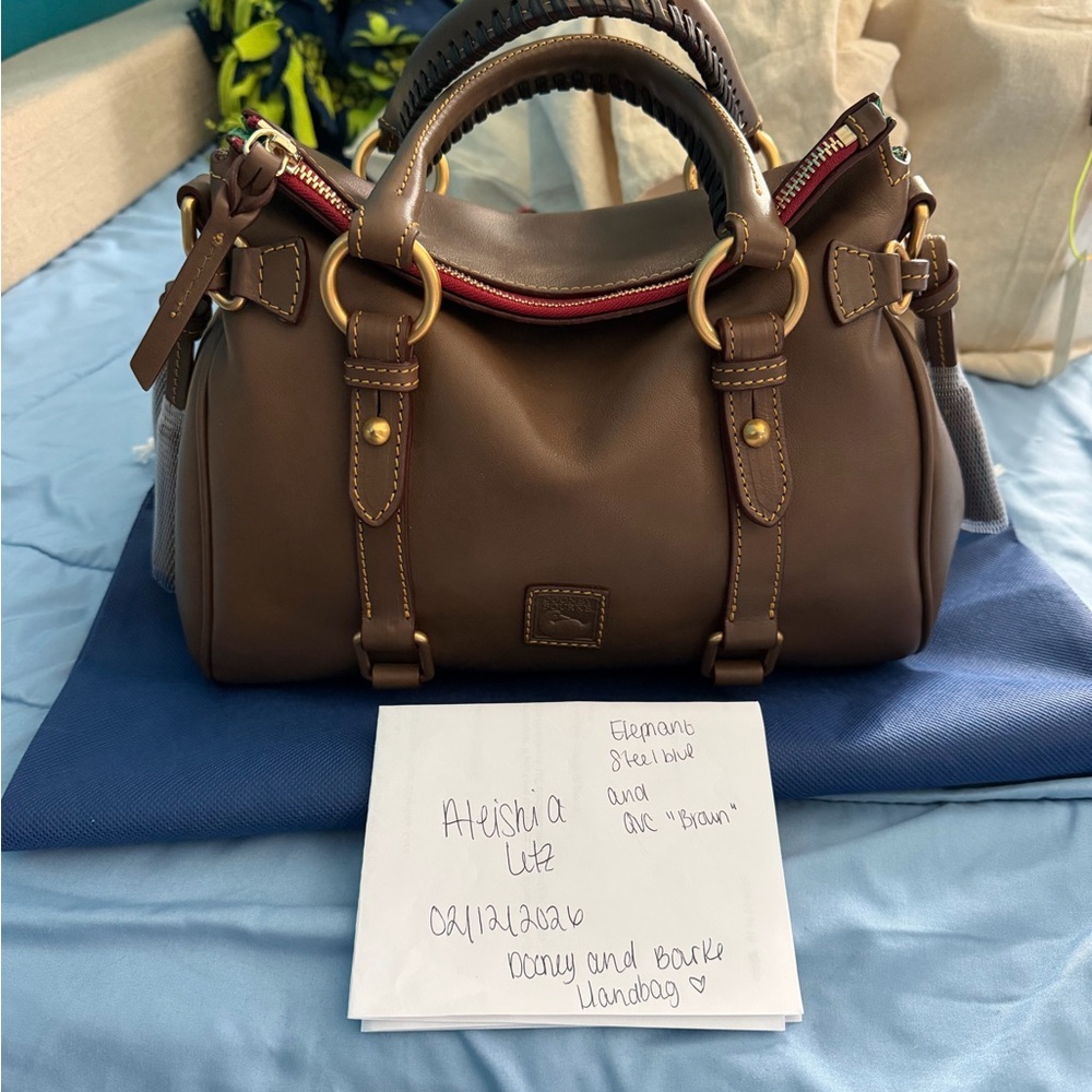 Dooney & Bourke Elephant Leather Satchel